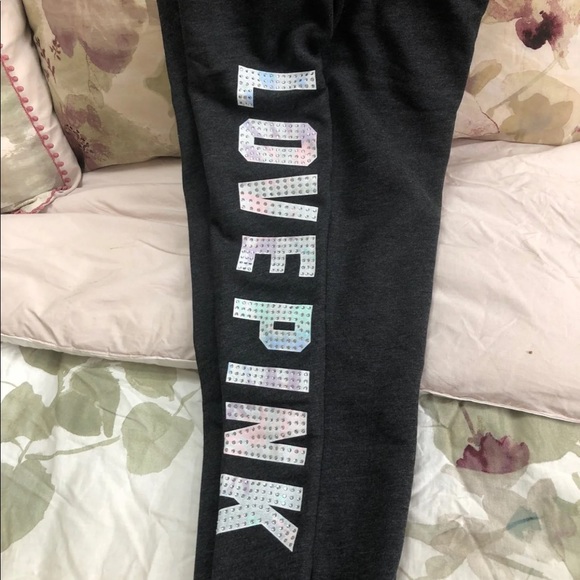 Victoria secret pink bling skinny joggers - Picture 5 of 6